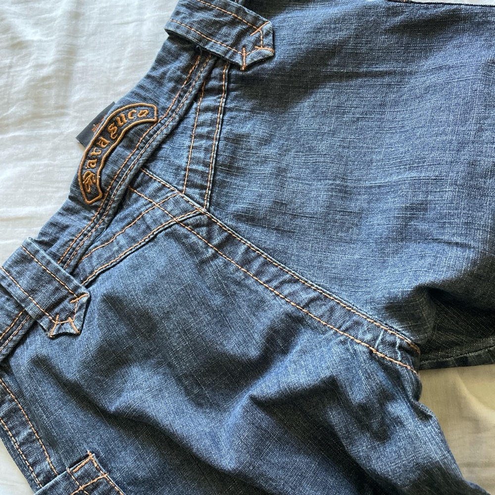Y2K Lowrise Flared Parasuco Classic Blue Women's Jeans - Picture 3 of 3